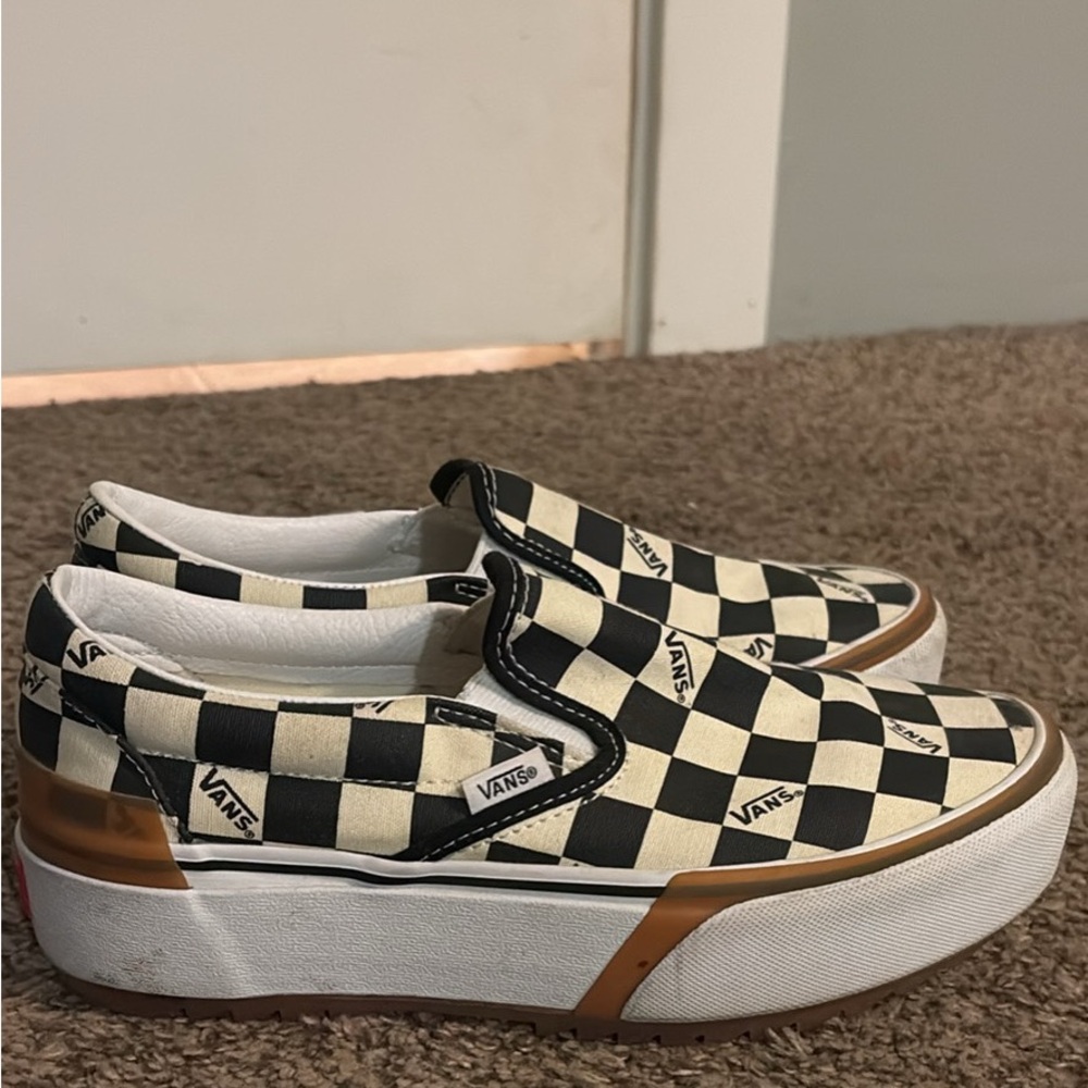 Vans Checkered Era Stacked Slip Ons
Womans size 8